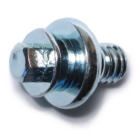 Midwest Fastener 3/8" Zinc Plated Steel Side Mount Battery Bolts 4PK 69426